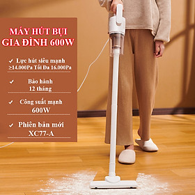 Mua Máy hút bụi gia đình công suất lớn 600W  lực hút siêu mạnh từ 14000Pa đến tối đa 16000Pa