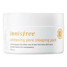 Mặt Nạ Ngủ Chiết Xuất Từ Vỏ Quýt Tươi Whitening Pore Sleeping Pack (100ml)