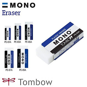 GÔM TẨY TOMBOW MONO PE - ĐEN NHỎ (PE-01AB) - HOẠ CỤ MINH BẢ