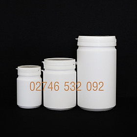 Mua Hủ Nhựa Trắng Đục Nắp Galenti Đựng Từ 100G Đến 400G Bột Mịn Hoặc Viên Nang