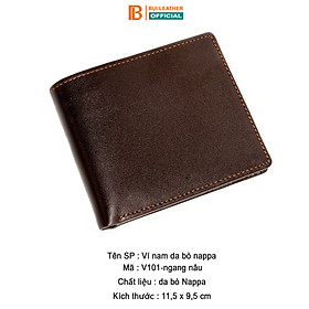 Combo ví thắt lưng nam CB104 Bụi Leather – da bò thật 100%, bảo hành 12 tháng