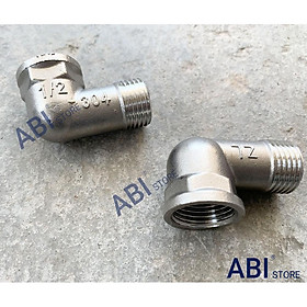 Mua Cút ren ngoài dn15 (1/2)  co điếu inox nối  co 1 đầu ren trong 1 đầu ren ngoài  cút vuông 21