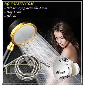 Mua Bộ vòi sen gồm bát sen  dây 1.5m và đế cho phòng tắm