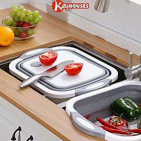 Mua Thớt Nhựa Kèm Chậu Gấp Gọn Đa Năng