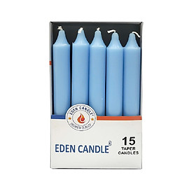 Mua Hộp 15 cây nến thơm thẳng Eden Candle FTRAMART EDC2317 cao 15cm (Xanh da trời)