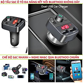 Mua TẨU SẠC Ô TÔ KIÊM NGHE NHẠC MP3 BLUETHOO ĐA NĂNG THÔNG MINH