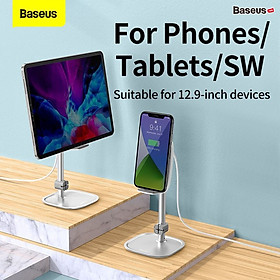 Mua Bộ đế giữ điện thoại/ Tablet để bàn tích hợp sạc nhanh không dây Baseus Literary Youth Desktop Bracket - hàng chính hãng