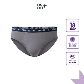 Hình ảnh Quần lót bé trai cotton Mỹ kháng khuẩn dáng brief ONOFF an toàn cho bé - 12UQ23A003