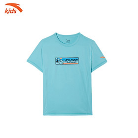 Áo phông thể thao bé trai Anta Kids vải polyester co giãn 4 chiều, thoáng khí 352236145
