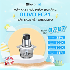 Mua Máy Xay Thịt Đa Năng OLIVO FC21  Hàng Chính Hãng  Dung Tích 2.1L - Công Suất 500W - Thương Hiệu Mỹ