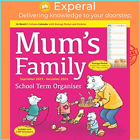 Sách - Mums Family Organiser Planner Wall Calendar 2024 by  (UK edition, paperback)