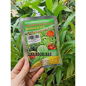 5 GÓI PHÂN BÓN LÁ, TƯỚI GỐC NPK 30-10-10 GÓI 50G  ĐÂM CHỒI CỰC MẠNH