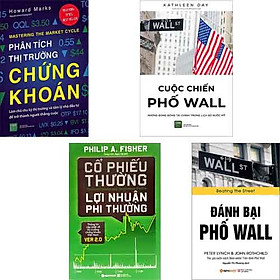 Hình ảnh Combo Đỉnh Cao Chiến Lược Đầu Tư Chứng Khoán: Phân Tích Thị Trường Chứng Khoán + Cuộc Chiến Phố Wall + Cổ Phiếu Thường Lợi Nhuận Phi Thường + Đánh Bại Phố Wall