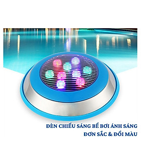 Mua Đèn LED Bể Bơi 12W 24V Ốp Tường Đổi Màu Inox Chống Nước Đèn Dưới Nước  Đèn Âm Nước  Đèn Hồ Bơi