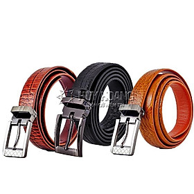 Dây thắt lưng nữ Huy Hoàng vân cá sấu 2,5P màu da, đen, nâu HT5120-21-22