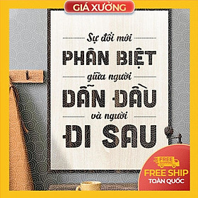 Tranh động lực trang trí văn phòng - Sự đổi mới phân biệt giữa người dẫn đầu và người đi sau
