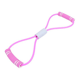 Các dải kháng yoga 8 từ mở rộng ngực dây đàn hồi thể hình dây thừng tập thể dục thể dục cao su dây thun thiết bị tập thể dục crossfit Color: 03