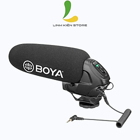 Micro shotgun cho máy ảnh, máy quay Boya BY-BM3030 - Hàng chính hãng