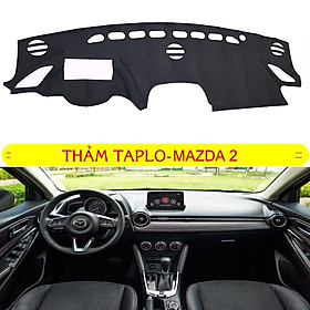 [  MAZDA 2 đời 2011 đến 2022 ] Thảm taplo da cacbon,vân gỗ, da lộn, da pu mới nhất chuẩn form