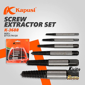 Mua Bộ tháo bu lông ốc vít gãy hãng Kapusi Nhật Bản 6 chi tiết 3-22mm taro ren ngược