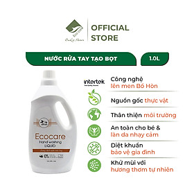 Nước rửa tay hữu cơ diệt khuẩn dạng bọt hương Cam 1000ml thương hiệu Ecocare ( tặng kèm vỏ tạo bọt)