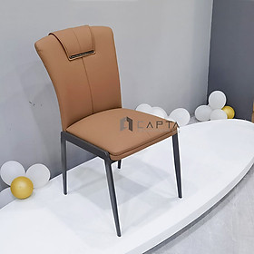 Mua Ghế ăn nệm simili chân sắt LUX 41A-P Nội thất Capta Ghế café nhà hàng giả da hiện đại Ghế tiếp khách văn phòng đẹp đơn giản Morden Dining Chair
