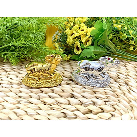 Mua Bộ Tượng Trâu Vàng Trâu Bạc tài lộc kim tiền giàu sang ( Hình Thật - Video Thật )