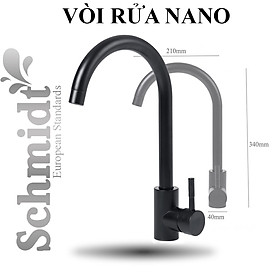 Mua Vòi Chậu Rửa Chén Bát Schmidt Inox 304 Mạ Đen  Sơn Tĩnh Điện Cao Cấp Thiết Kế Kiểu Dáng Sang Trọng Hiện Đại – Hàng Chính Hãng