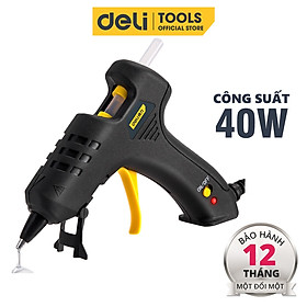 Súng Bắn Keo Deli Cao Cấp Công Suất Lớn 40W - keo 7mm - Nhỏ Gọn, An Toàn Sử Dụng - Thiết Kế Hiện Đại - DL402040/DL2540