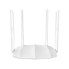 Bộ Phát Wifi Chuẩn AC1200 Tenda AC5 Màu Trắng Tặng Cáp Mạng Dây Đồng 8 Sợi Dài 2 mét - Hàng Chính Hãng