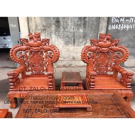 Bộ bàn ghế gỗ hương đá - Đồ Gỗ Bình Long