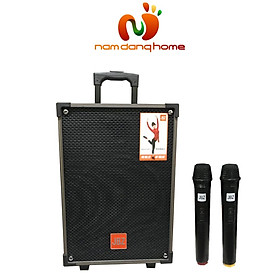 Mua Loa kéo di động JBZ NE-107 - Loa karaoke thùng gỗ bọc simili bass 2.5 tấc  công suất 100w kèm micro không dây - Hàng nhập khẩu
