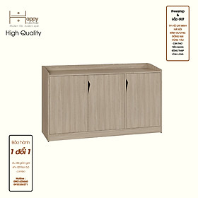 [Happy Home Furniture] WINNI, Tủ lưu trữ 3 cánh mở, 140cm x 40cm x 80cm ( DxRxC), TCM_151