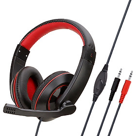 Anti-violence Computer Headset Portable Stereo Volume Control Headphone for PC Laptop with Mic