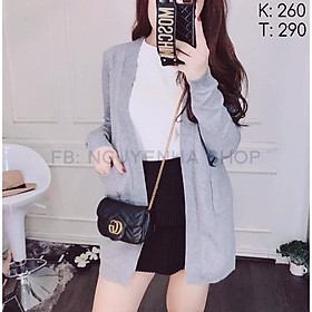 Hình ảnh Áo Khoác Len Cardigan From Dài AK45