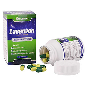 Thực Phẩm Chức Năng Hỗ Trợ Trị Mất Ngủ Lasenvon Hulipha (Hộp 60 Viên)