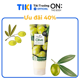 [Hàn Quốc] Sửa rửa mặt cấp ẩm tạo bọt On The Body : The Natural Olive