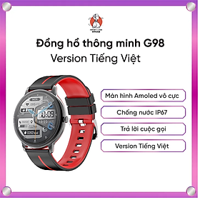 Mua Đồng Hồ Thông Minh Lenovo G98 - Bản Full Tiếng Việt - Màn hình Amoled - Theo Dõi Giấc Ngủ Nhịp Tim - Cuộc Gọi Bluetooth - Hàng Chính Hãng