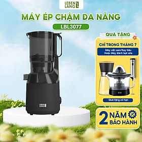 Mua Máy ép chậm Lebenlang LBL3077  công suất 250W  dung tích 1000ml  ép kiệt bã  giữ trọn dinh dưỡng  bảo hành 2 năm - hàng chính hãng