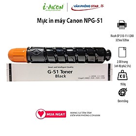 Mua  Ảnh thật   Rẻ vô địch   Đã có VAT  Mực Canon dùng NPG-51 dùng cho máy Photocopy Canon IR2520 2525 2530