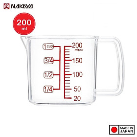 Cốc đo lường đa năng Nakaya 200ml - Hàng nhập khẩu chính hãng từ Nhật Bản #Made in Japan