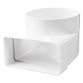 Mua Nối ống nhựa 90 độ chữ nhật  - tròn - US-90 150/204x60 - Hàng Nhập Khẩu