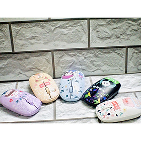 Mua Chuột Không Dây Linrui T9 Tĩnh Âm 2.4GHz Nhiều Họa Tiết - Hàng Chính Hãng - Ngẫu Nhiên