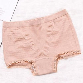 Combo 5 quần lót dạng đùi kháng khuẩn nữ cotton chữ V trơn cạp nhỏ cao cấp dễ thương xuất Nhật QLNU02
