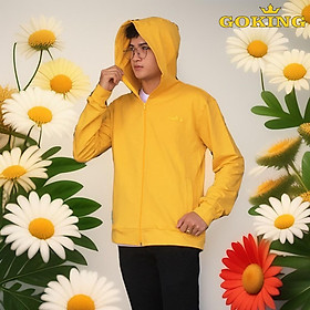 Áo khoác da cá GOKING 6 túi cho nam nữ, form unisex. Chống lanh, giữ ấm, chống nắng, chống tia UV hiệu quả