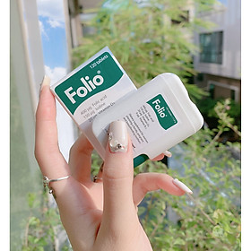 Viên uống bổ sung Acid Folic và các chất dinh dưỡng thiết yếu cho mẹ bầu và cho con bú Folio - Hộp 30 viên - Hộp màu xanh