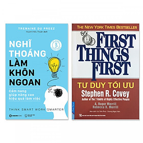 Combo 2 cuốn: Tư Duy Tối Ưu, Nghĩ Thoáng - Làm Khôn Ngoan