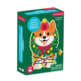 Sách 48 Scratch & Sniff Puzzle: Christmas Corgi