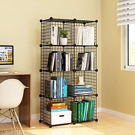 Mua Kệ Lưới Sắt Lắp Ghép 8 Ô