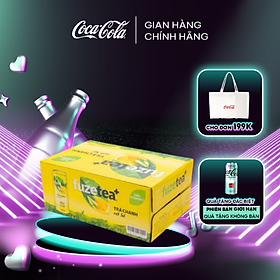 Thùng 24 lon Trà Chanh Với Sả Fuzetea 320mlx24 Sale 4.4 Coca-Cola Official Store